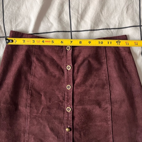 Beautiful genuine suede skirt - Picture 10 of 11